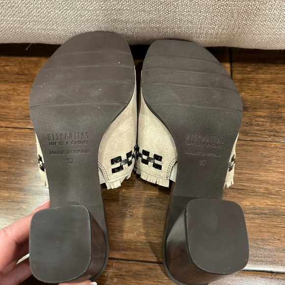 Hispanitas Women's Tan Slide Sandals HV86780 size 37 - Picture 6 of 7